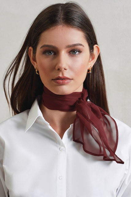 'Colours Collection' Plain Chiffon Scarf