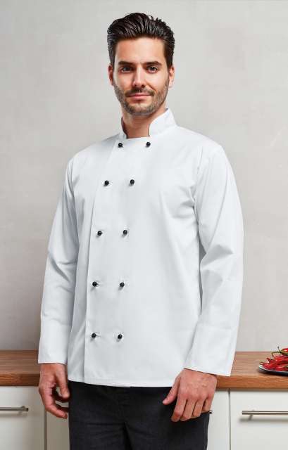 ‘Cuisine' Long Sleeve Chef’S Jacket