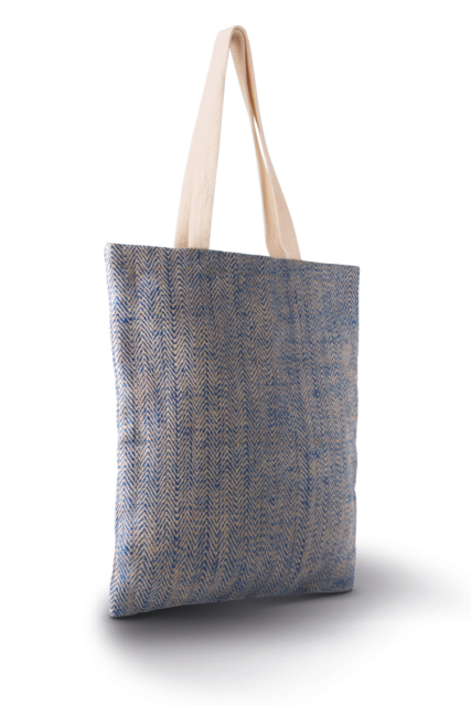 100% Natural Yarn Dyed Jute Bag