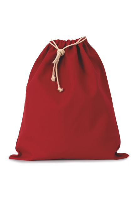 Cotton Bag With Drawcord Closure - Large Size