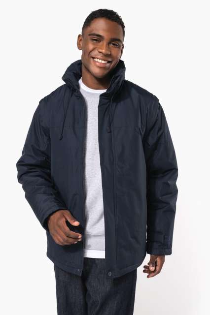 Factory - Detachable-Sleeved Blouson Jacket