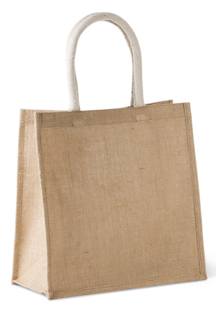 Jute Canvas Tote - Large
