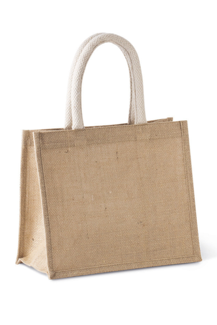 Jute Canvas Tote - Medium
