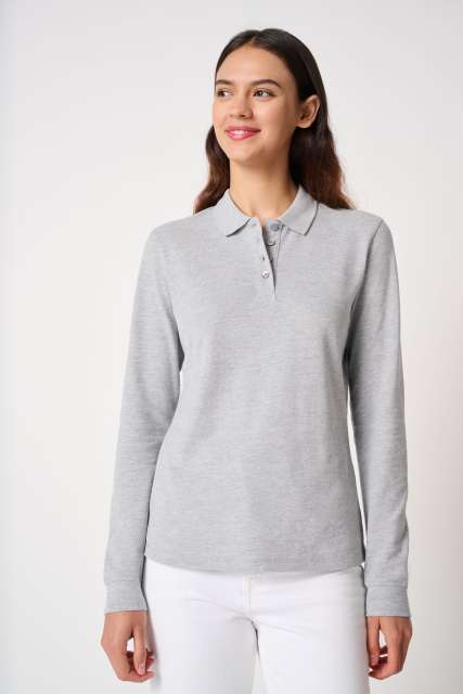 Ladies' Pique Long-Sleeves Polo Shirt