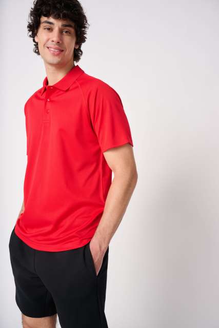 Men'S Basic Polyester Polo Shirt