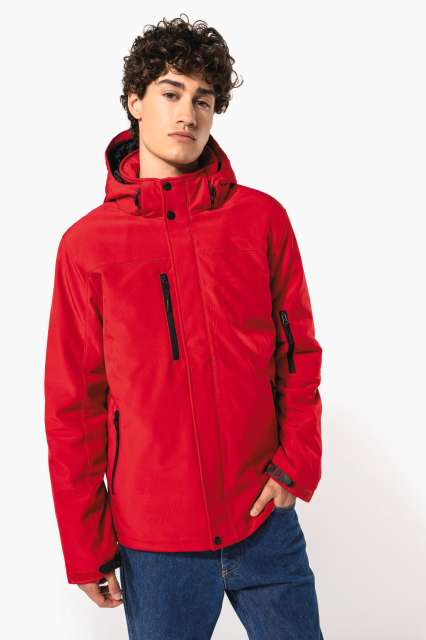 Men'S Hooded Softshell Lined Parka