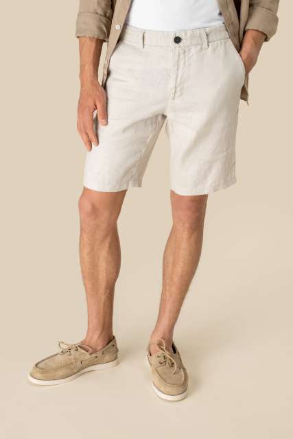 Men'S Linen Bermuda