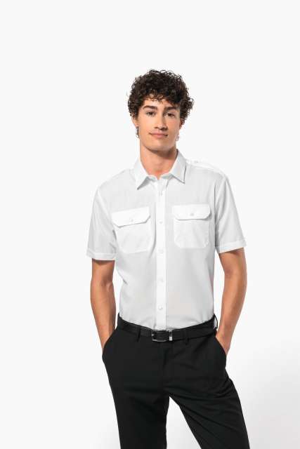 Men'S Short-Sleeved Pilot Shirt