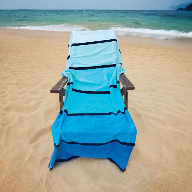Olima „Turquoise Wave” Beach Velour Towel