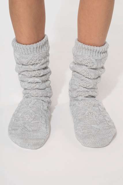 Sherpa-Lined Lounge Socks