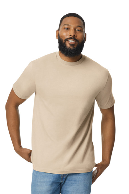 Softstyle Midweight Adult No Label Enzyme Wash T-Shirt