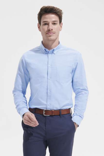 Sol'S Boston Fit - Long Sleeve Oxford Men'S Shirt