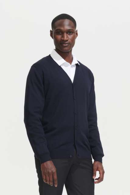 Sol'S Golden Men - V-Neck Knitted Cardigan