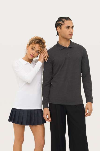Sol'S Perfect Lsl Men - Long-Sleeve Piqué Polo Shirt