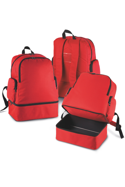 Team Sports Backpack With Rigid Bottom
