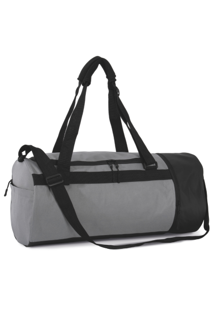 Tubular Sports Bag With Separate Shoe Compartment