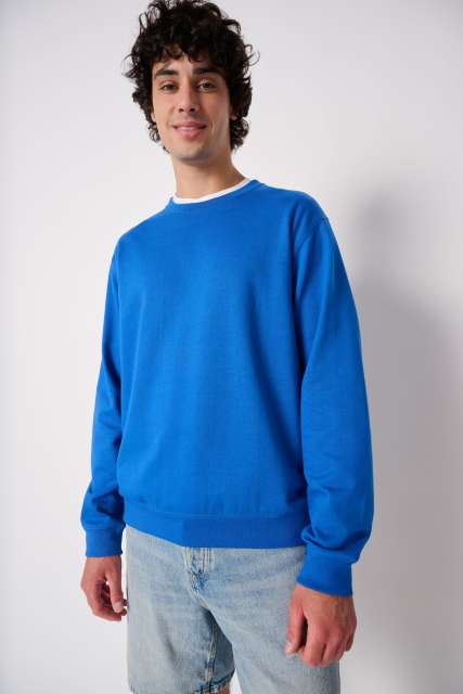 Unisex Basic Round Neck Tubular Sweatshirt