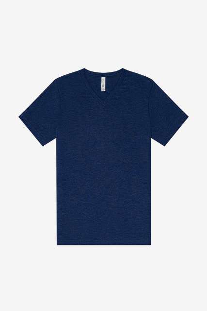 Unisex Triblend Short Sleeve V-Neck Tee