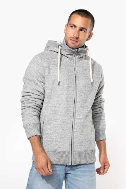 Vintage Sherpa-Lined Fleece Jacket