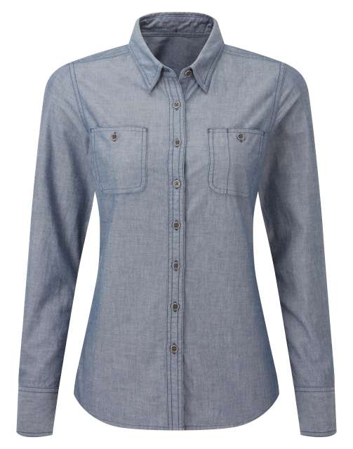 Women'S Organic Chambray Fairtrade Shirt