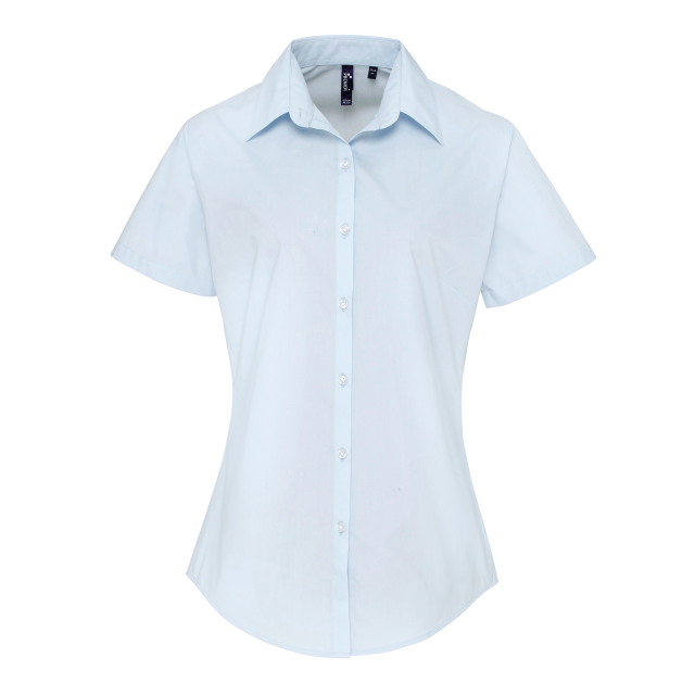Women'S Poplin Supreme Short Sleeve Shirt