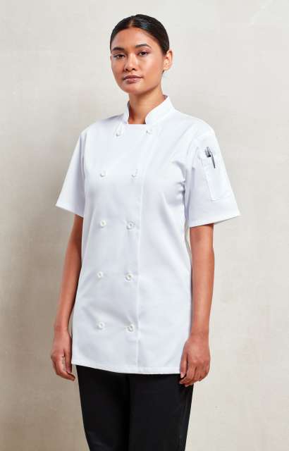 Women'S Short Sleeve Chef'S Jacket